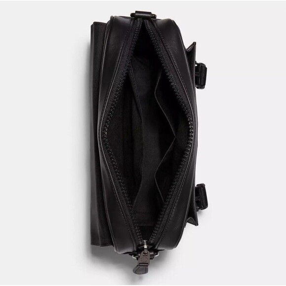 Coach C3747 Track Crossbody Bag In Signature Canvas Messenger Men’s NWT Org $490 - Picture 7 of 14